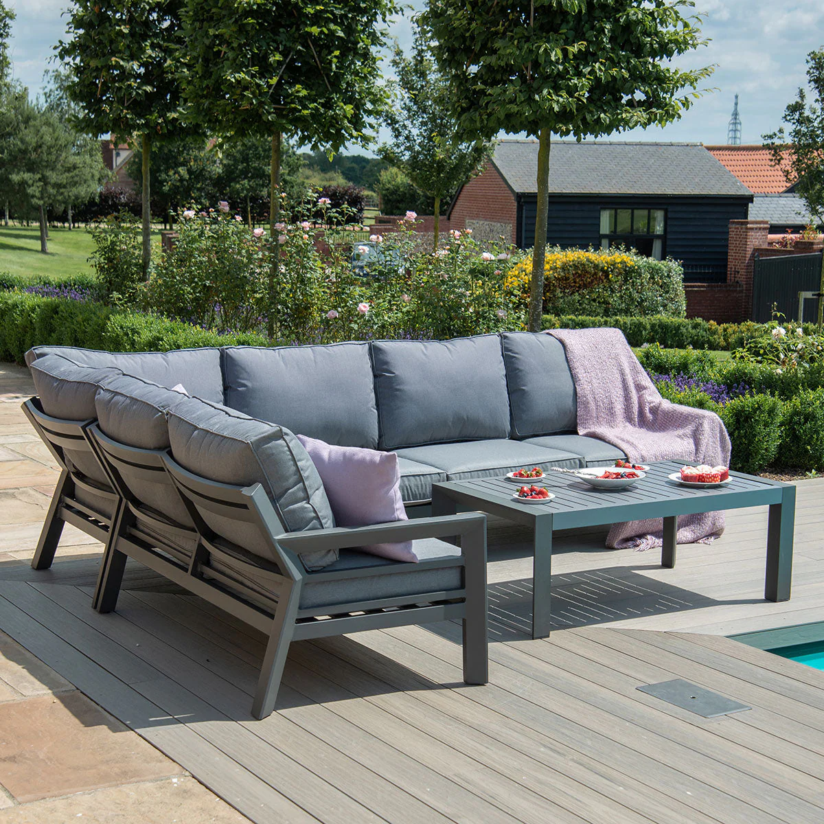 Maze New York Corner Sofa Set - Image 3