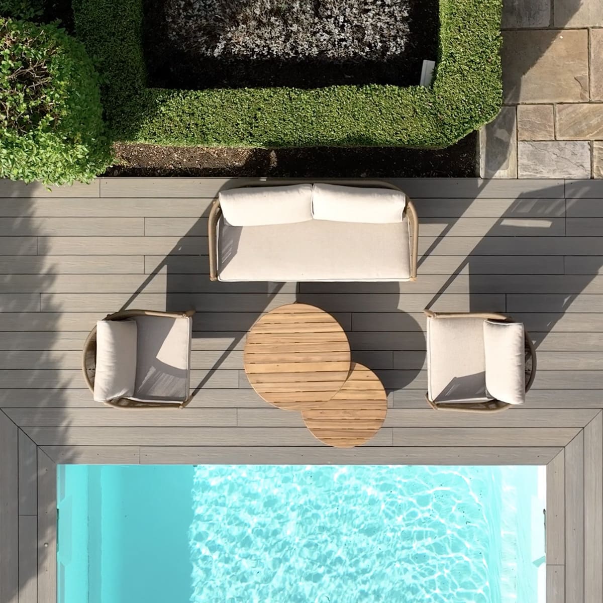 Maze - Porto 2 Seat Lounge Set - Sandstone - Image 18