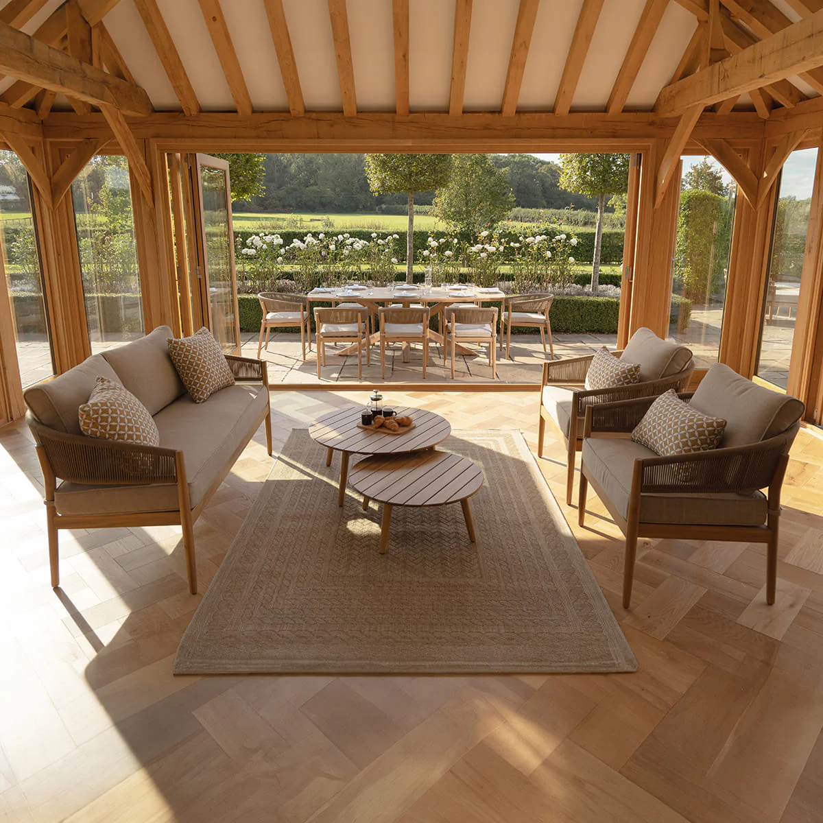 Maze - Porto 2 Seat Lounge Set - Sandstone - Image 7