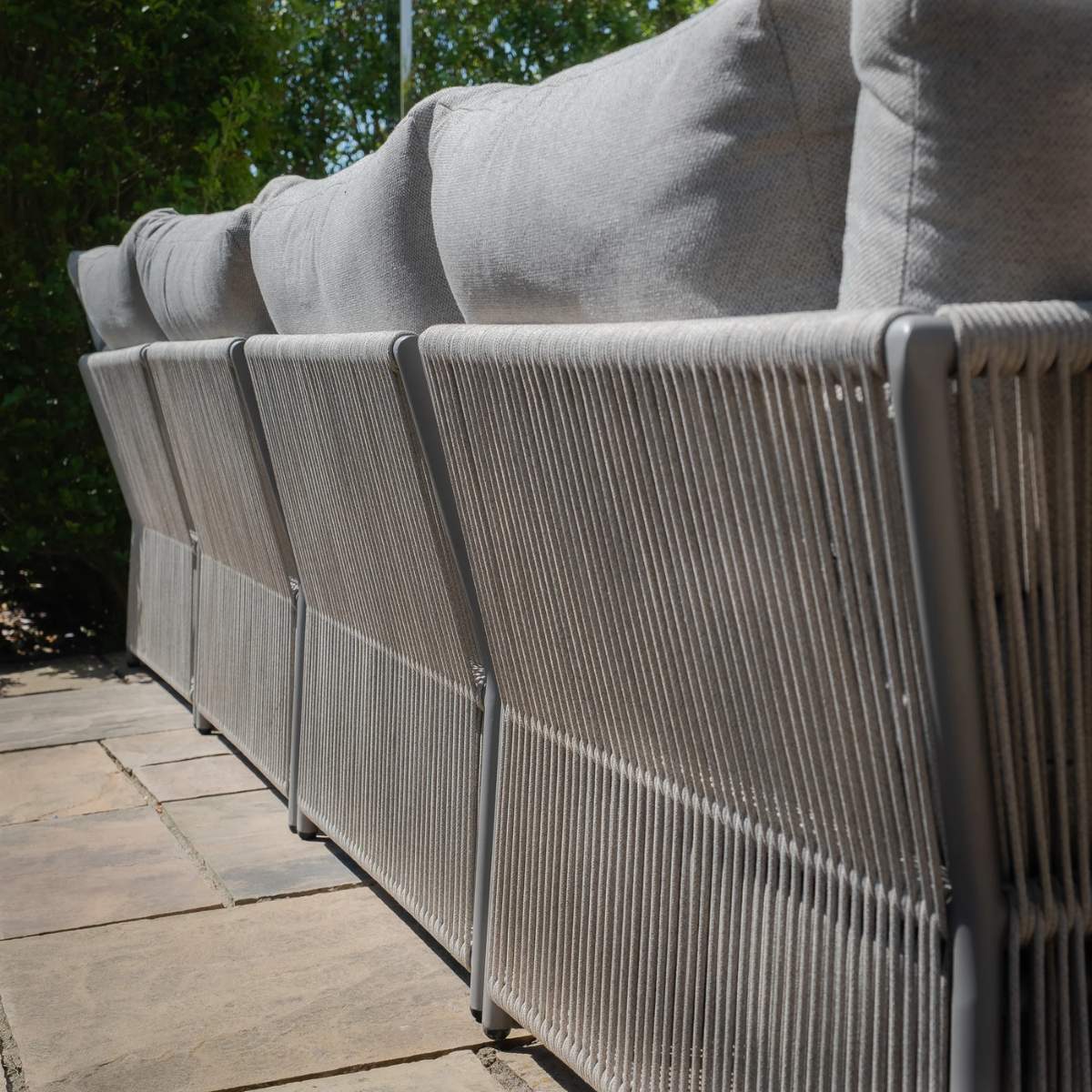 Maze Maldives Rope Weave Large Corner Sofa Set - Image 10