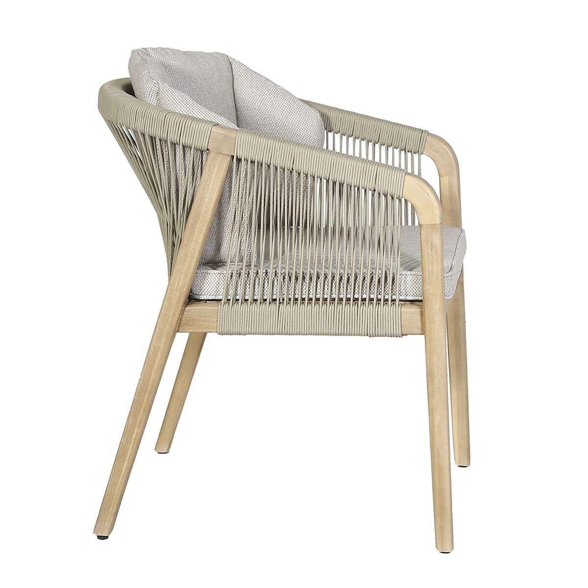 Maze - Martinique Rope Weave 6 Seat Round Dining Set - Image 4