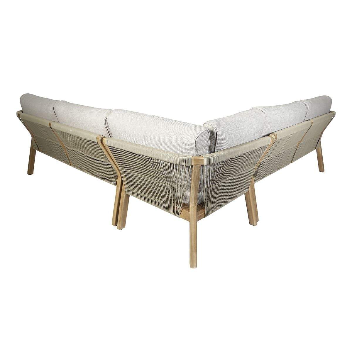 Maze - Martinique Rope Weave Corner Sofa Set - Image 2