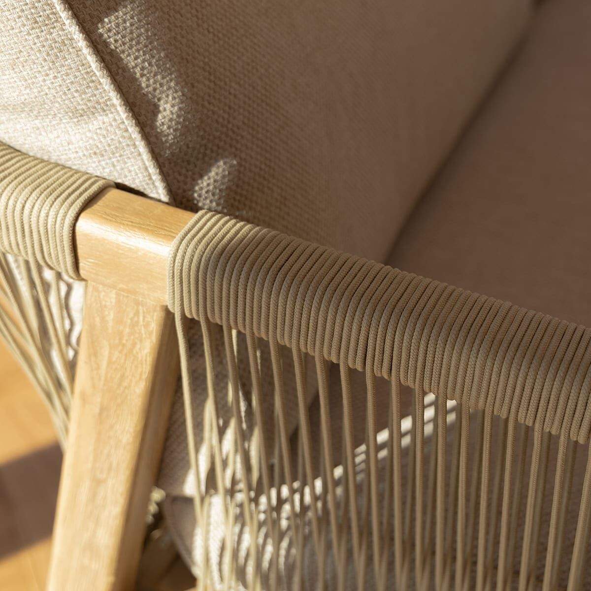 Maze - Martinique Rope Weave Corner Sofa Set - Image 6