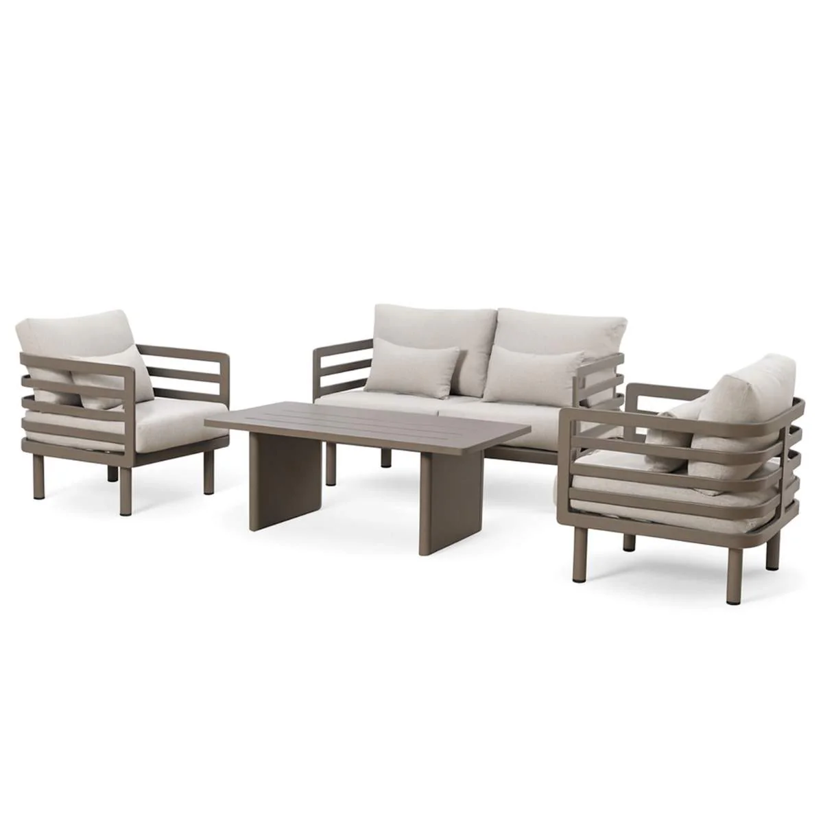 Maze Metro Aluminium 2 Seat Sofa Set