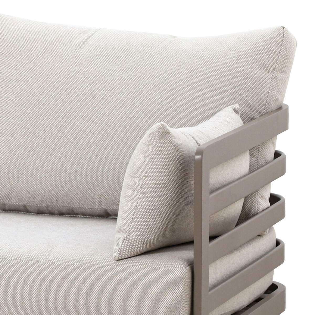 Maze Metro Aluminium 3 Seat Garden Sofa Set - Image 2