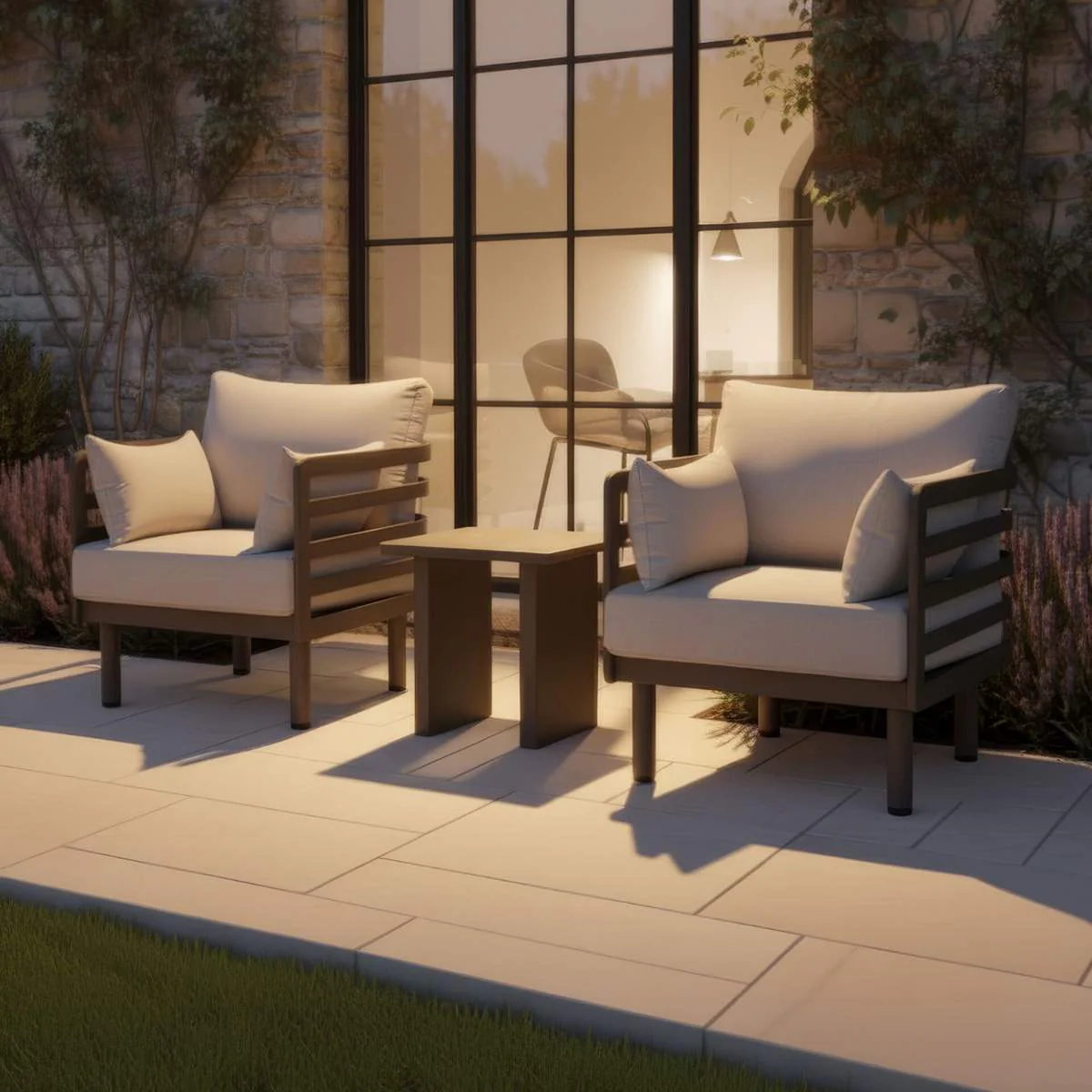 Maze Metro Aluminium Garden Lounge Set - Image 10
