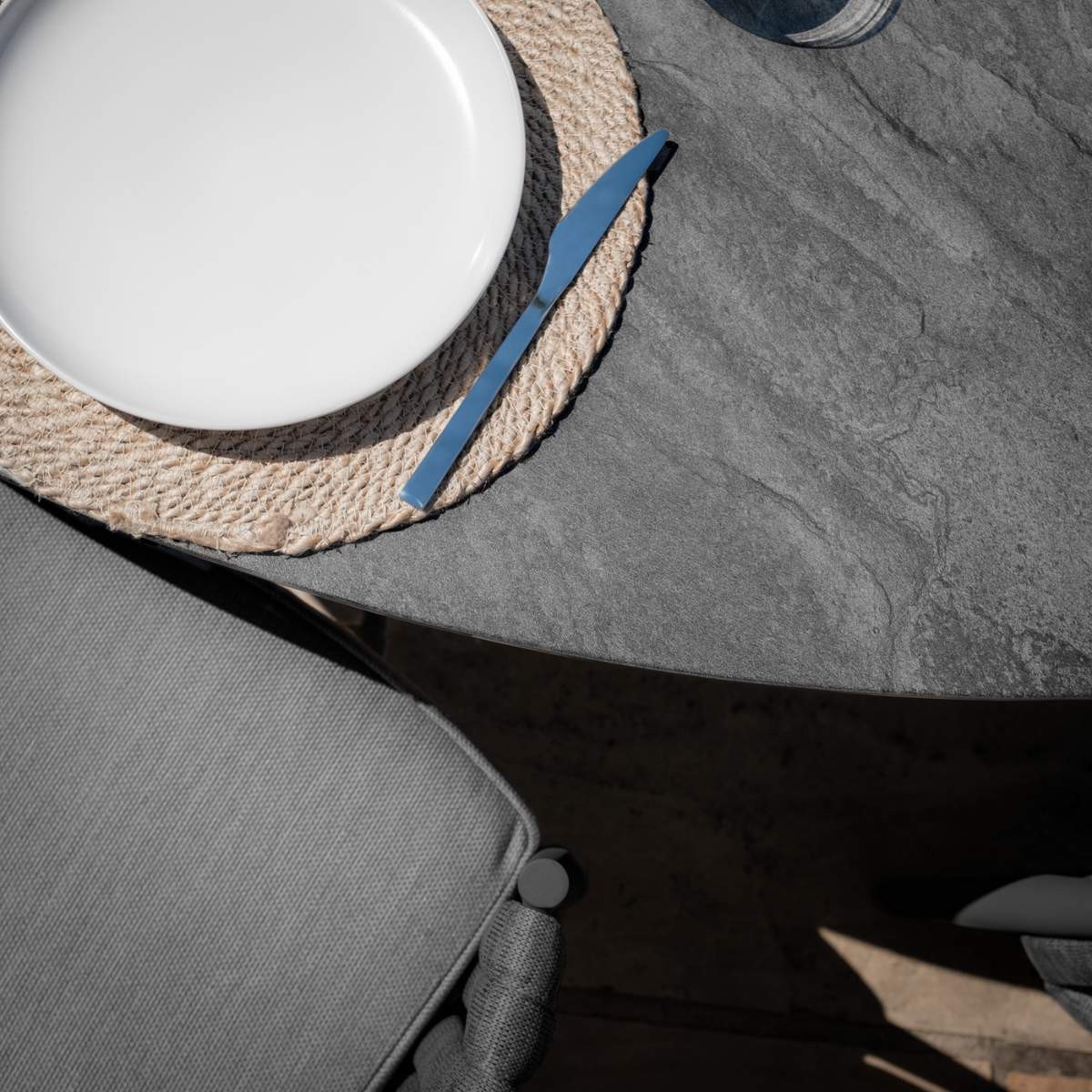 Maze Milan Rope Weave 6 Seat Oval Dining Set - Image 20