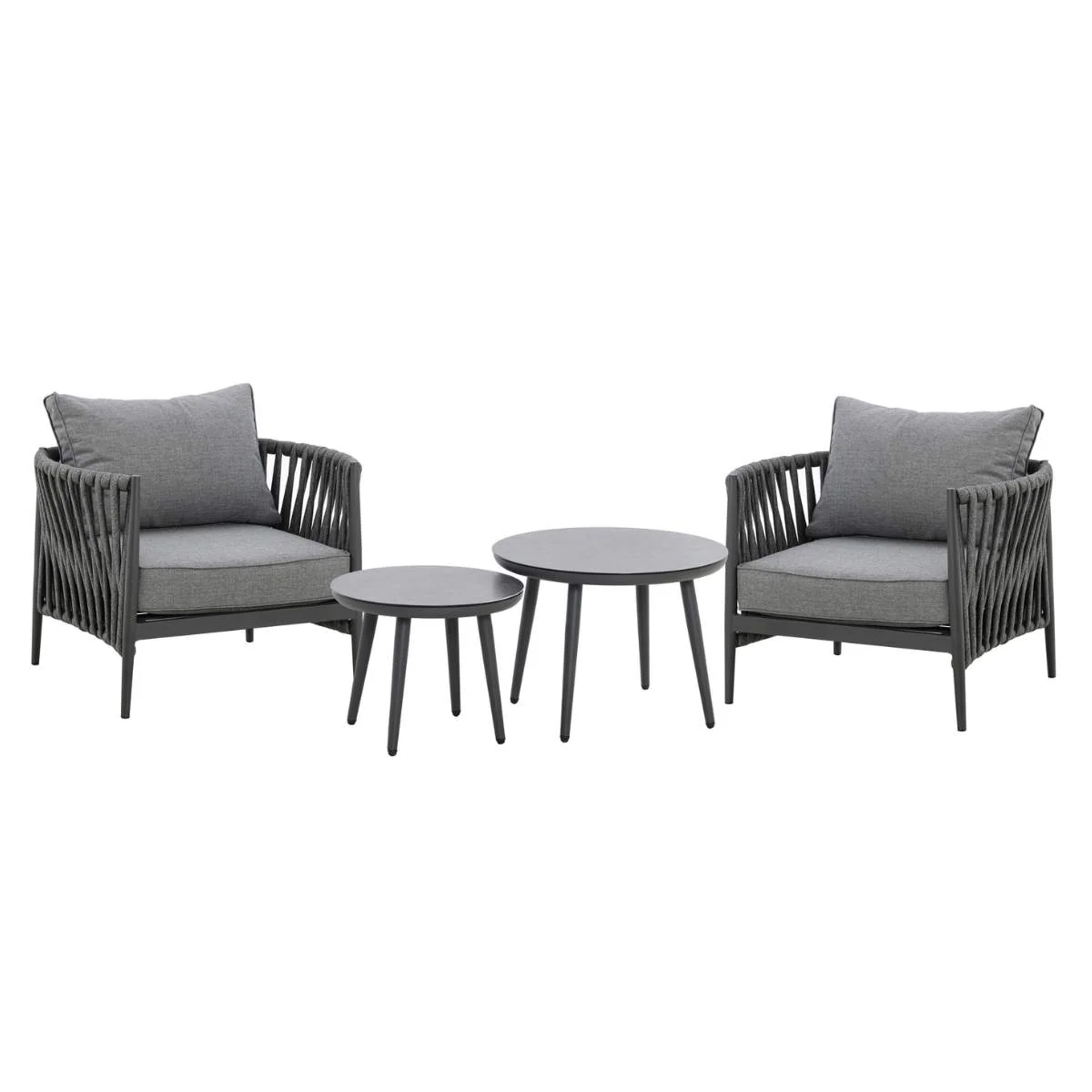 Maze Milan Rope Weave Lounge Set - Image 2