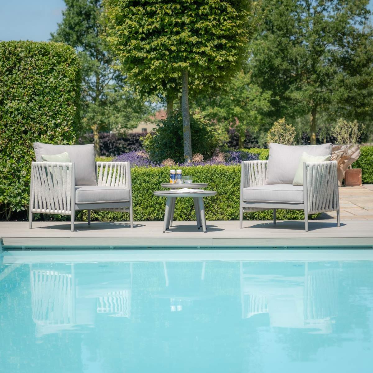 Maze Milan Rope Weave Lounge Set - Image 5