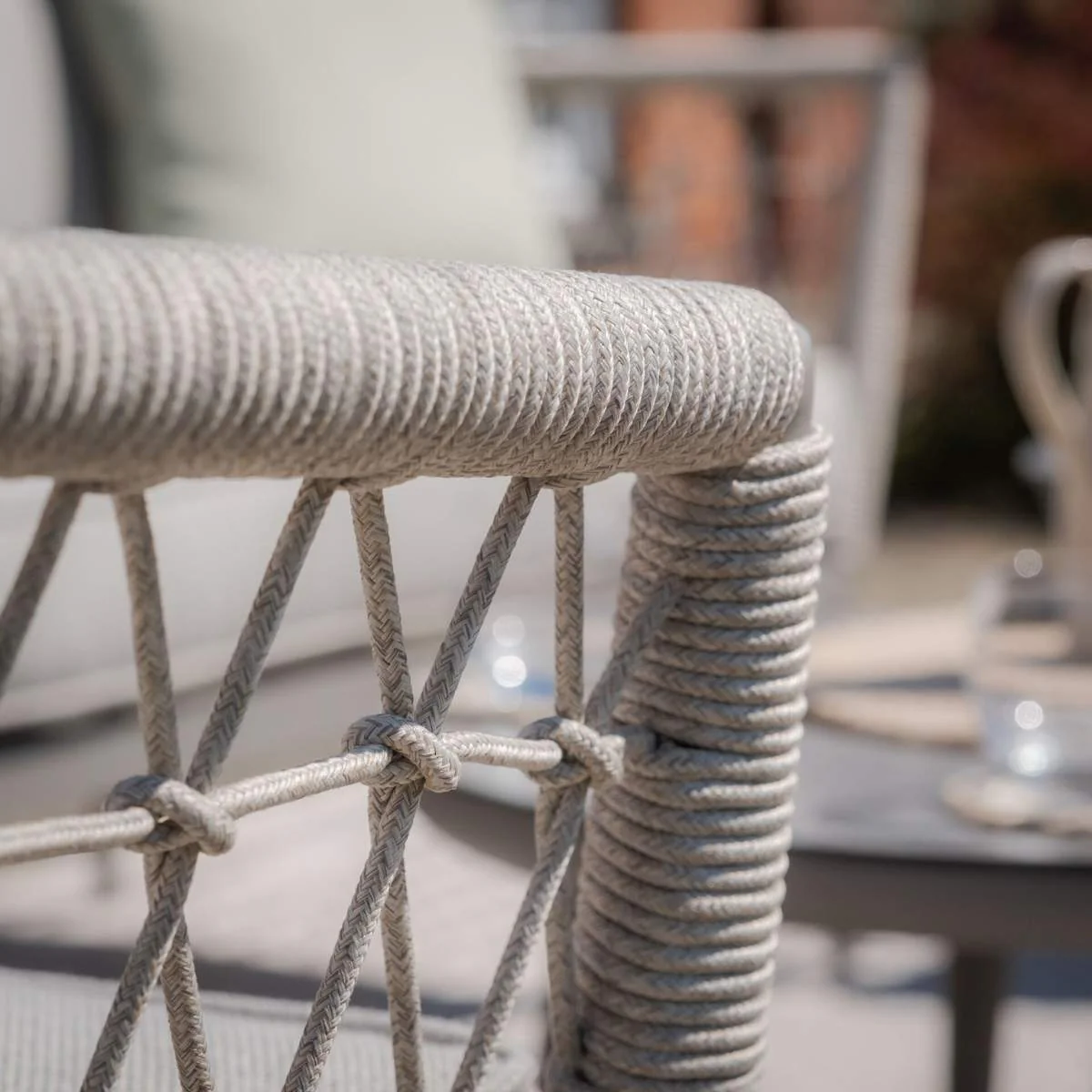 Maze Monaco Rope Weave Small Corner Dining Set - Image 20