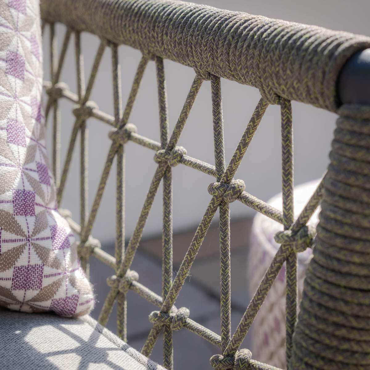 Maze Monaco Rope Weave Small Corner Dining Set - Image 29
