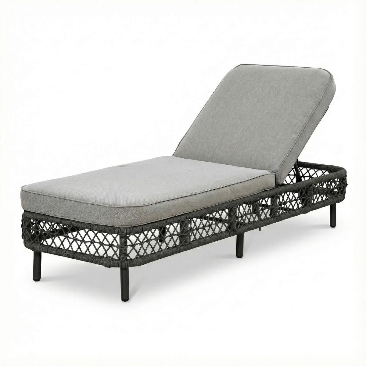 Maze Monaco Rope Weave Sunlounger Set - Image 7