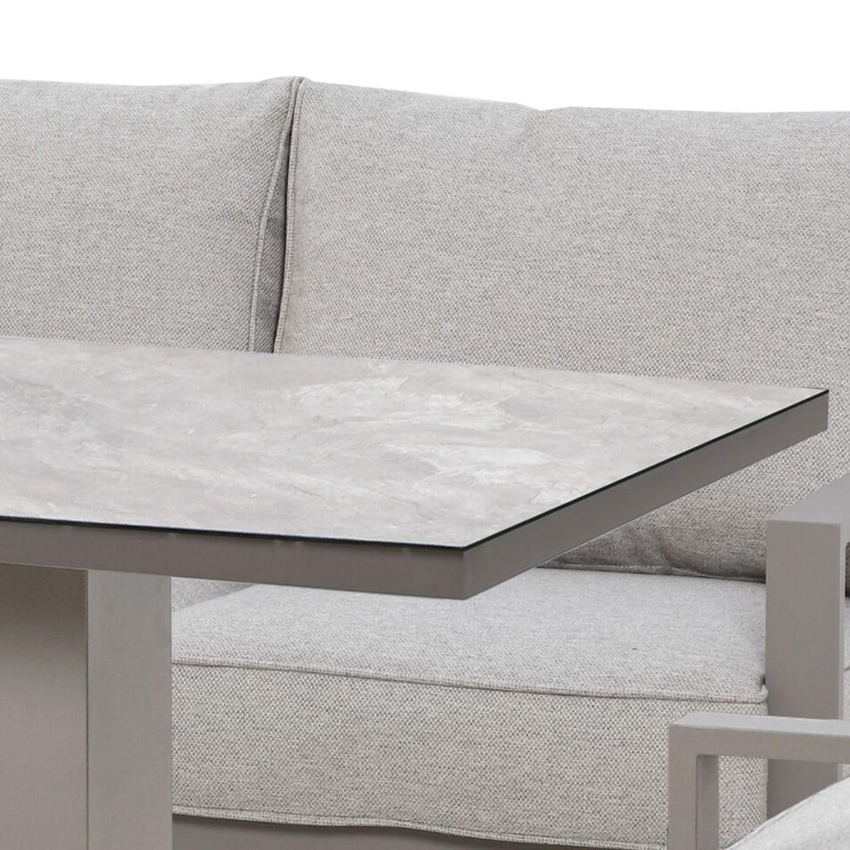 Maze Montreal Aluminium 3 Seat Garden Sofa Dining Set - Image 4