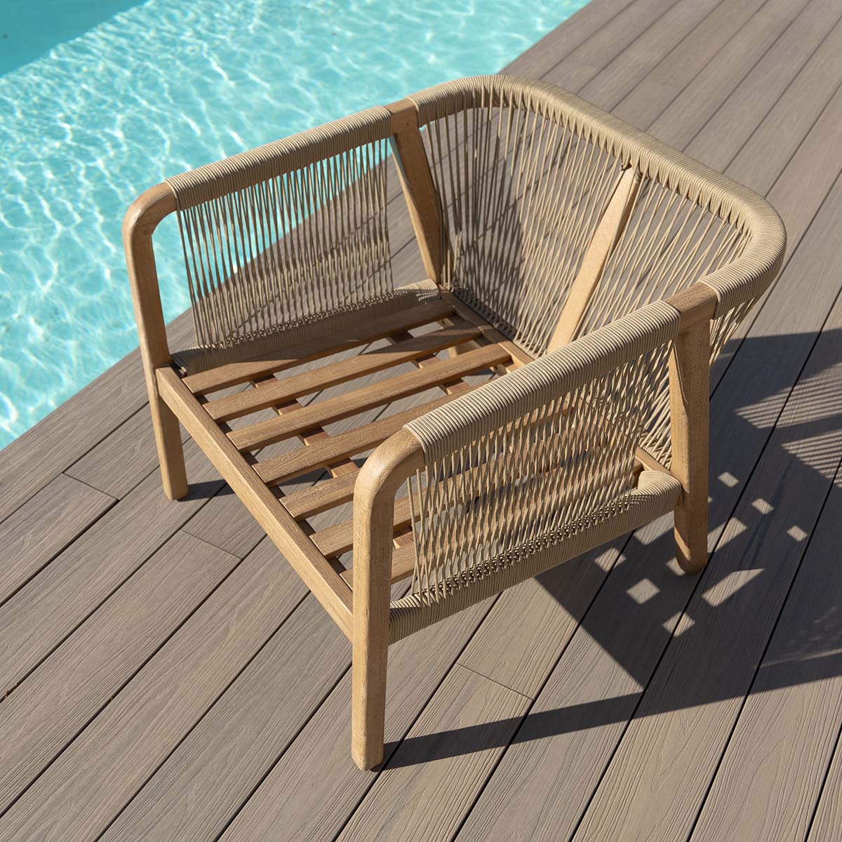 Maze - Natural Martinique Lounge Chair - Image 2