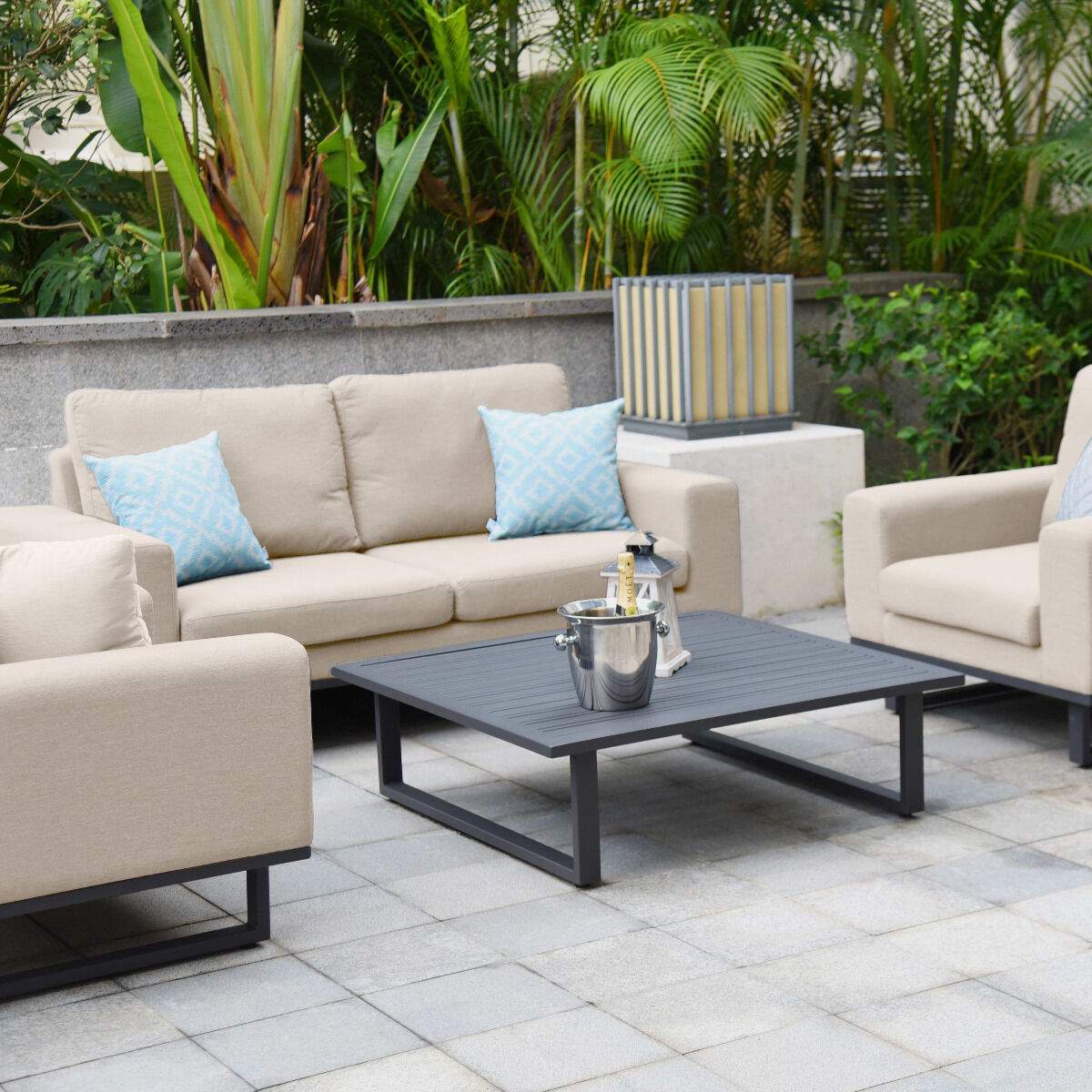 Maze - Outdoor Fabric Ethos 2 Seat Sofa Set - Image 21