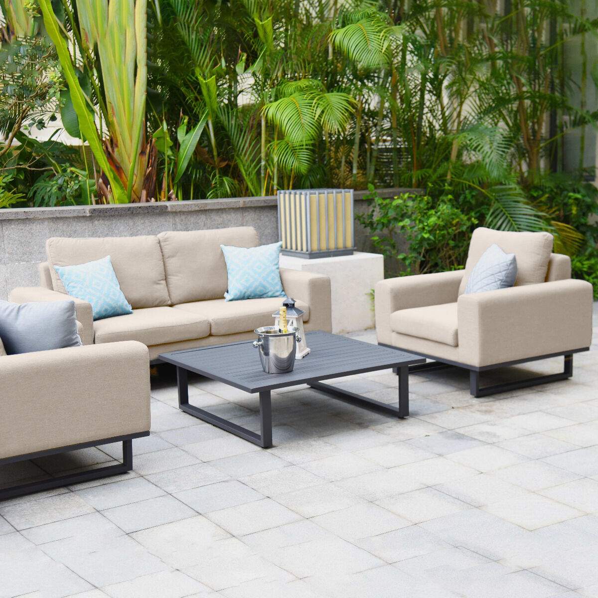 Maze - Outdoor Fabric Ethos 2 Seat Sofa Set - Image 25