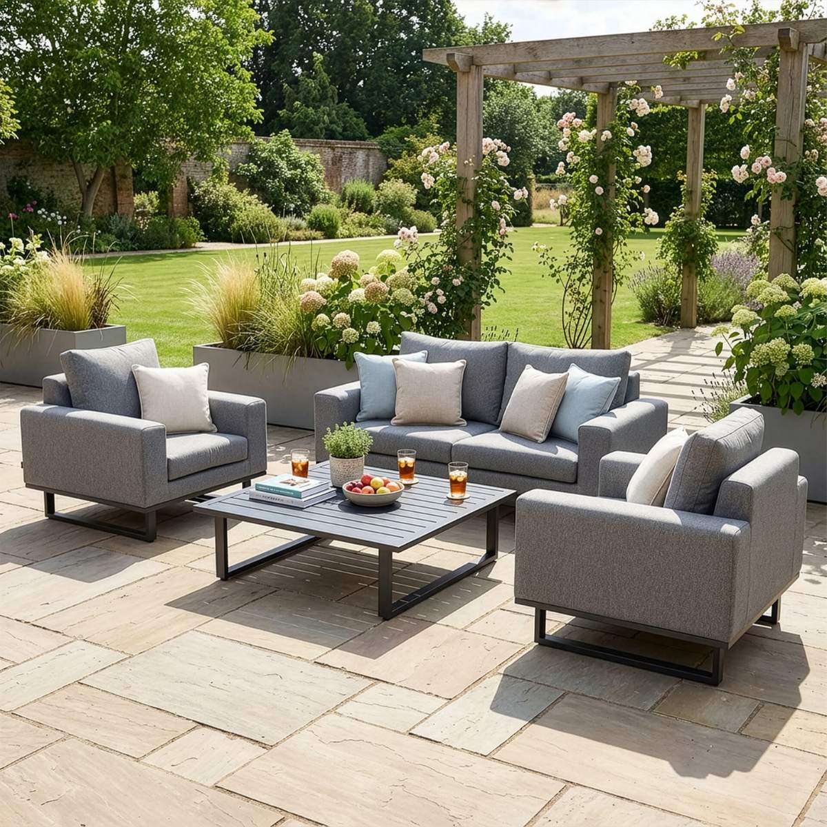 Maze - Outdoor Fabric Ethos 2 Seat Sofa Set - Image 32