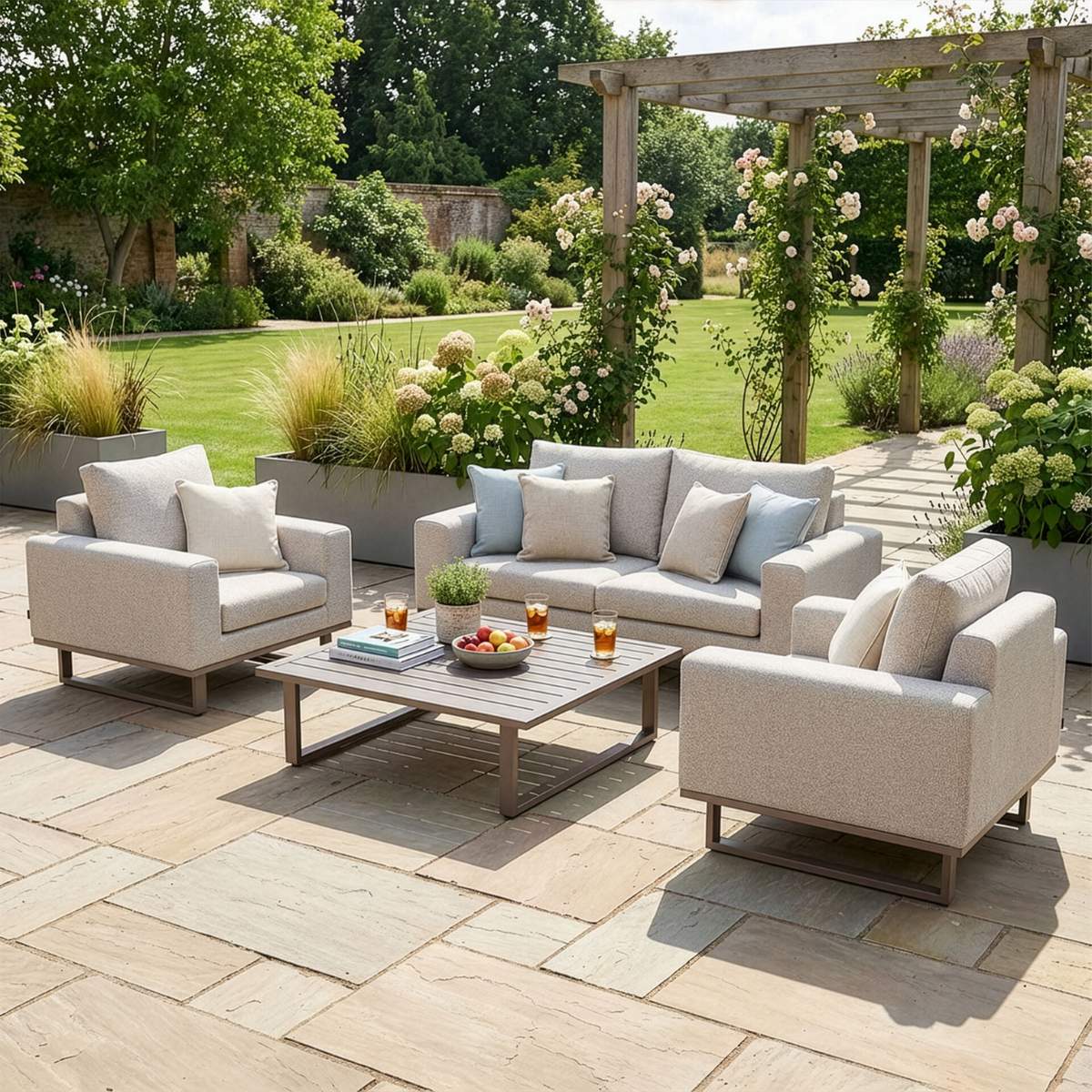 Maze - Outdoor Fabric Ethos 2 Seat Sofa Set - Image 39