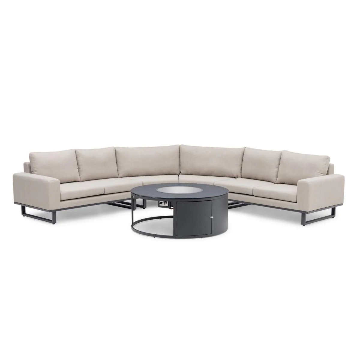 Maze - Outdoor Fabric Ethos Grande Corner Sofa Set - Image 2