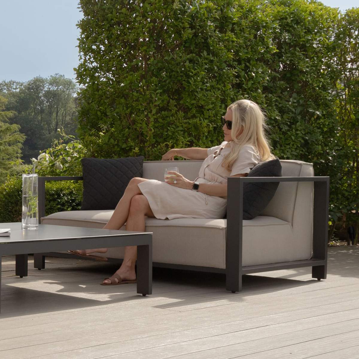 Maze - Outdoor Fabric Ibiza 2 Seat Sofa - Image 7
