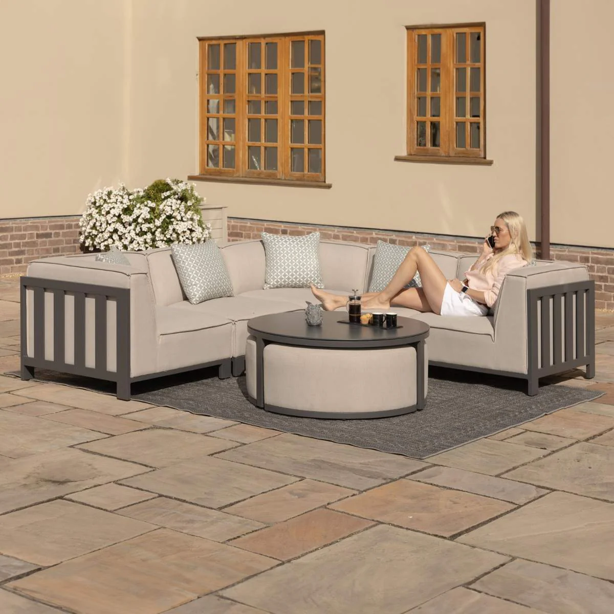 Maze - Outdoor Fabric Ibiza Small Corner Sofa Set - Image 34