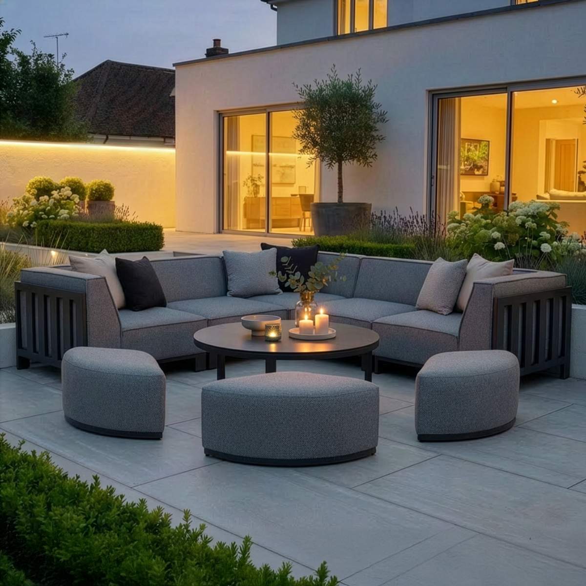 Maze - Outdoor Fabric Ibiza Small Corner Sofa Set - Image 41