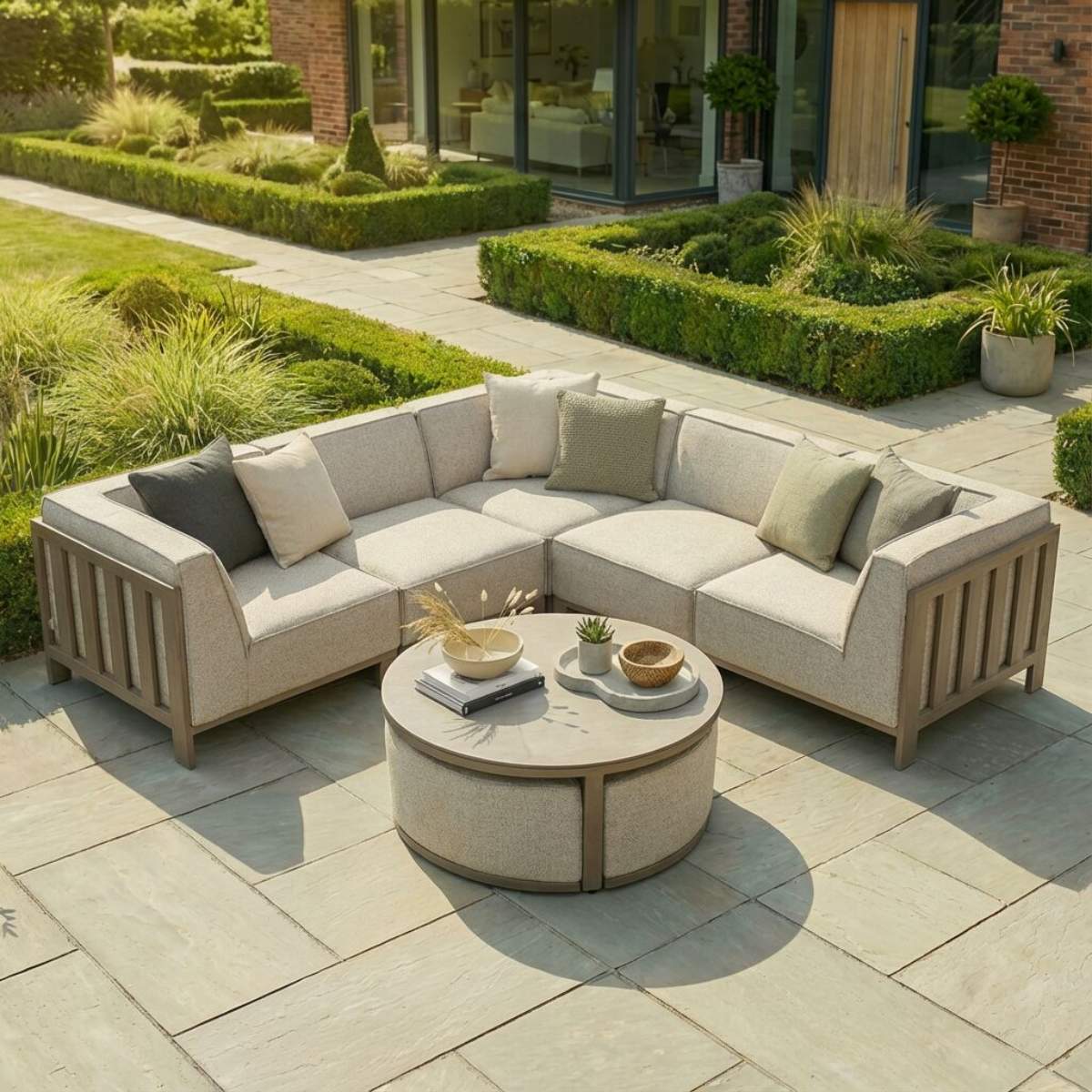 Maze - Outdoor Fabric Ibiza Small Corner Sofa Set - Image 48