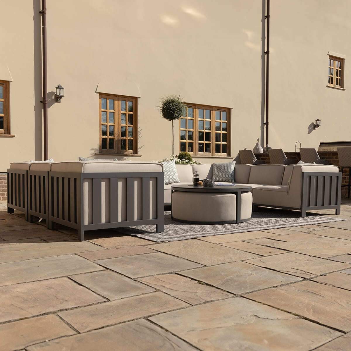 Maze - Outdoor Fabric Ibiza U Shape Sofa Set - Image 41