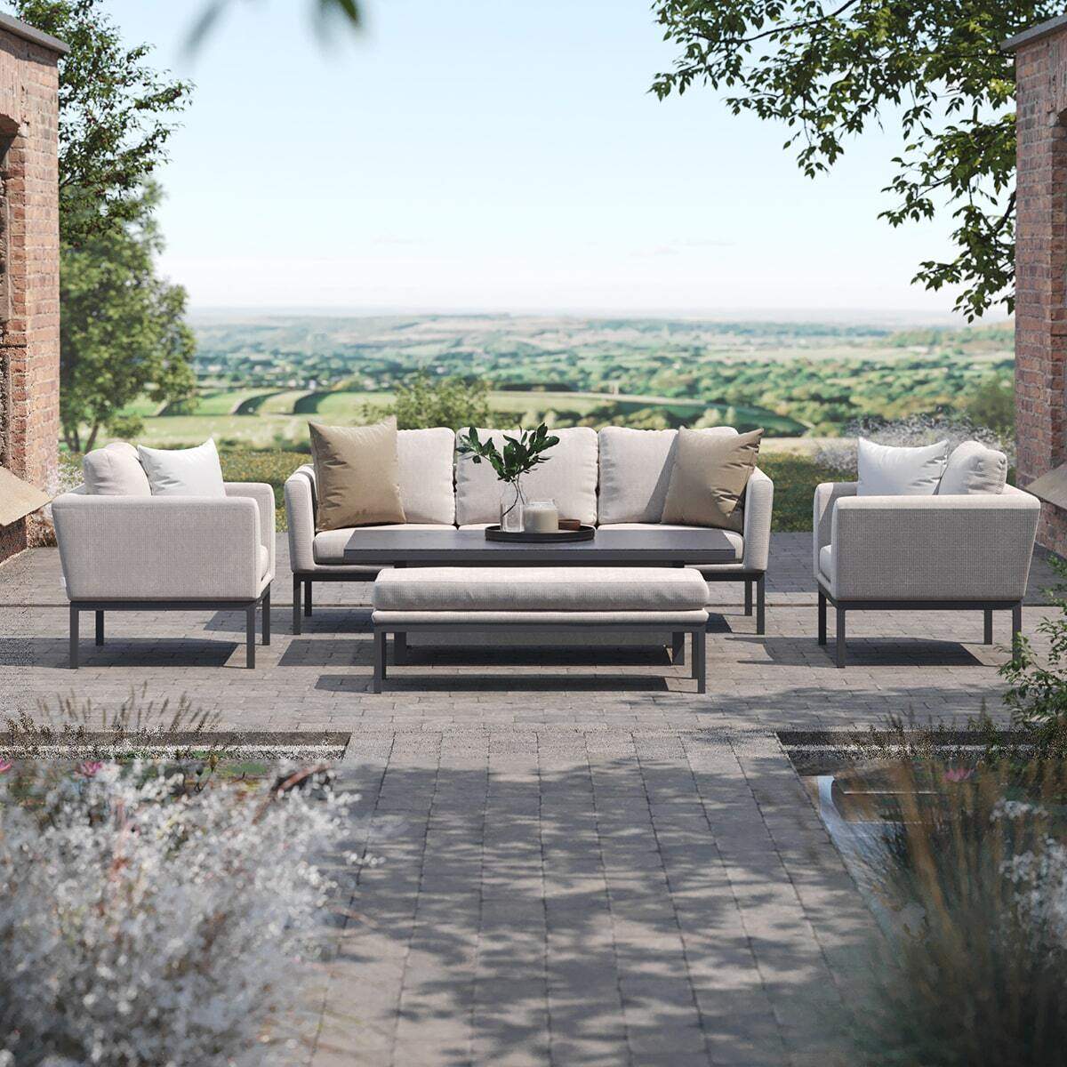 Maze - Outdoor Fabric Pulse 3 Seat Sofa Set - Image 35