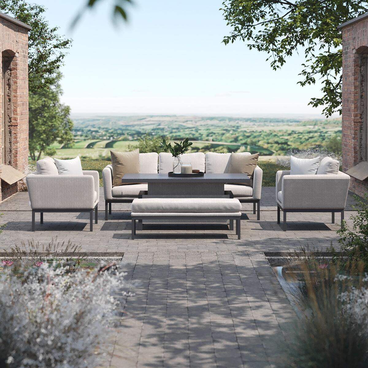 Maze - Outdoor Fabric Pulse 3 Seat Sofa Set - Image 36