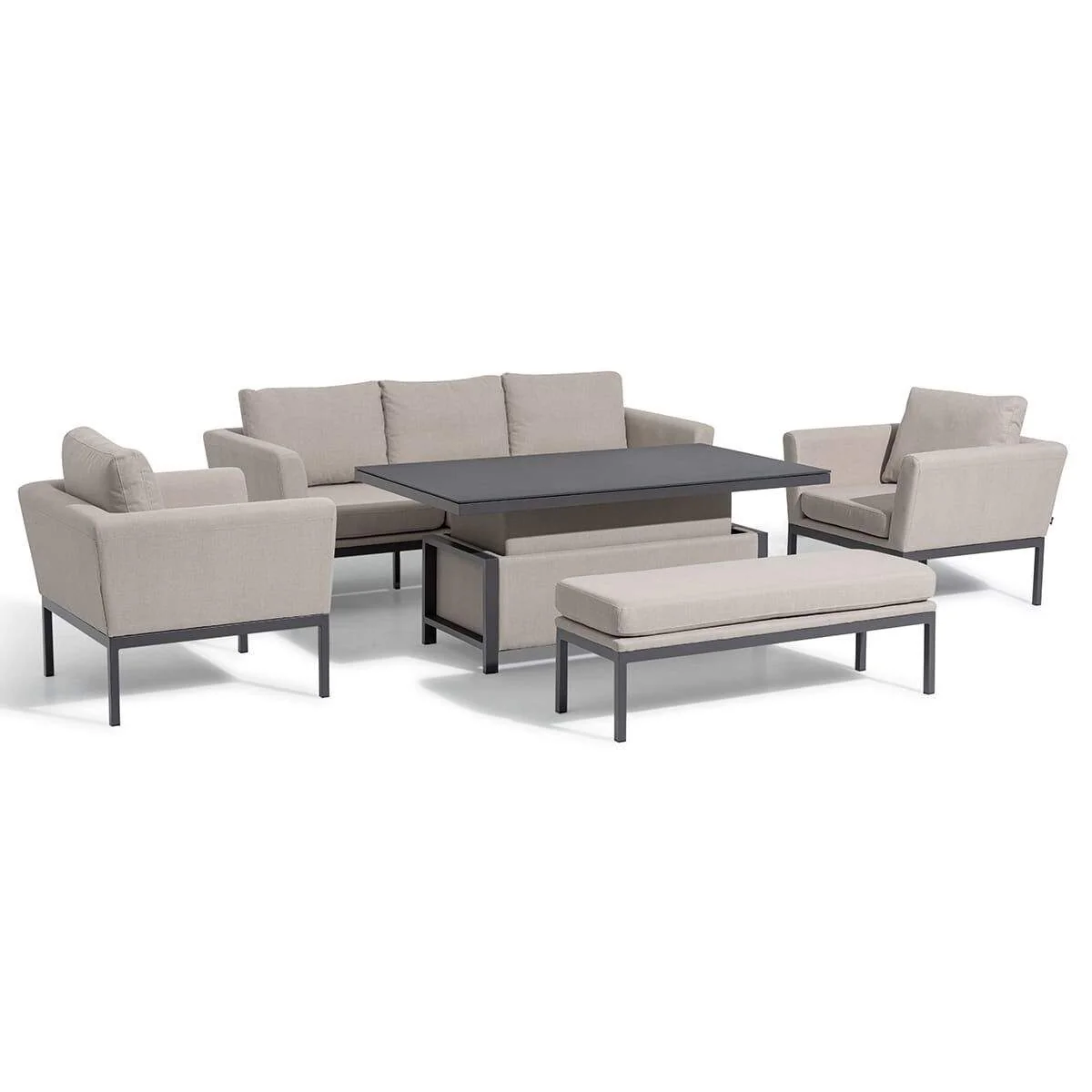 Maze - Outdoor Fabric Pulse 3 Seat Sofa Set - Image 4