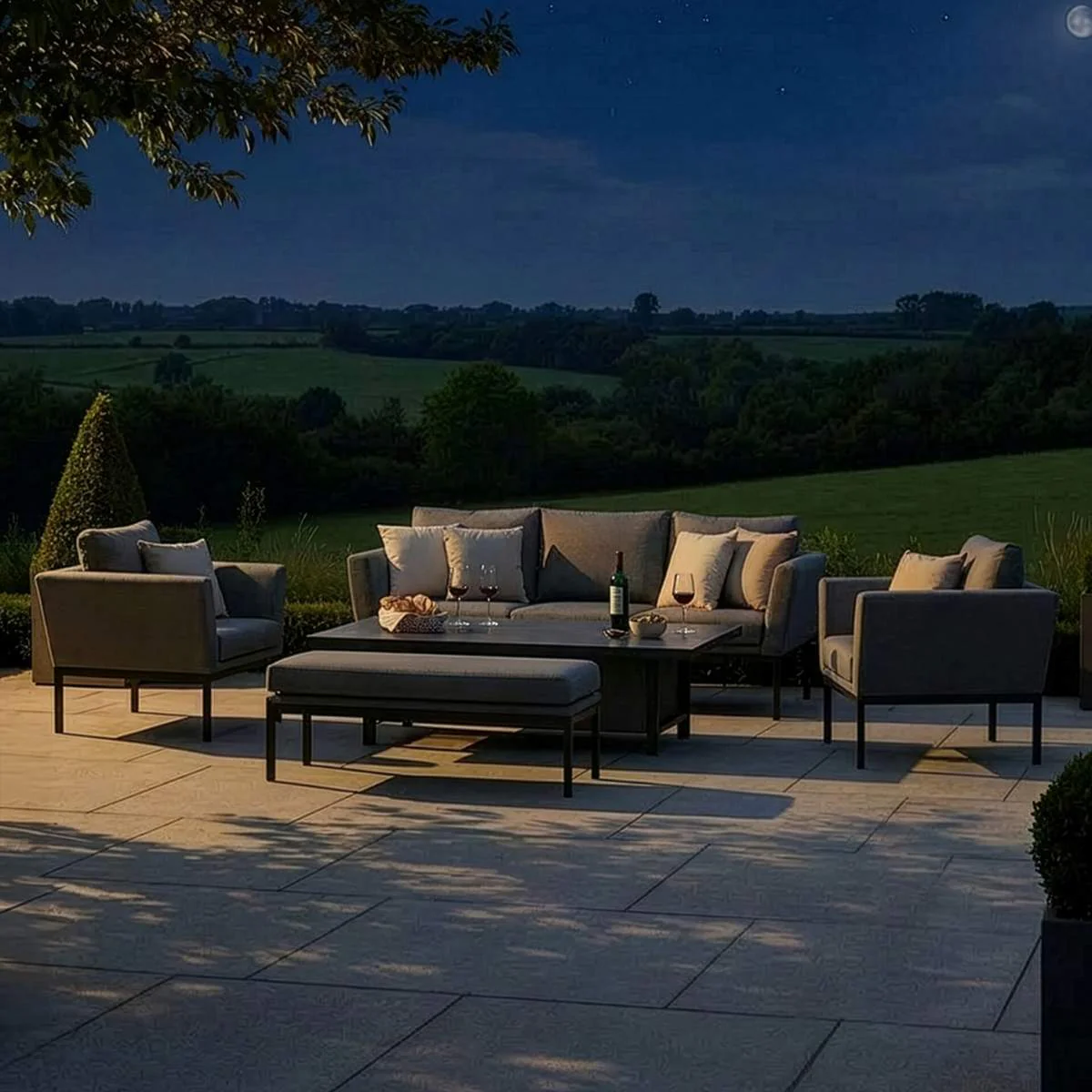 Maze - Outdoor Fabric Pulse 3 Seat Sofa Set - Image 46