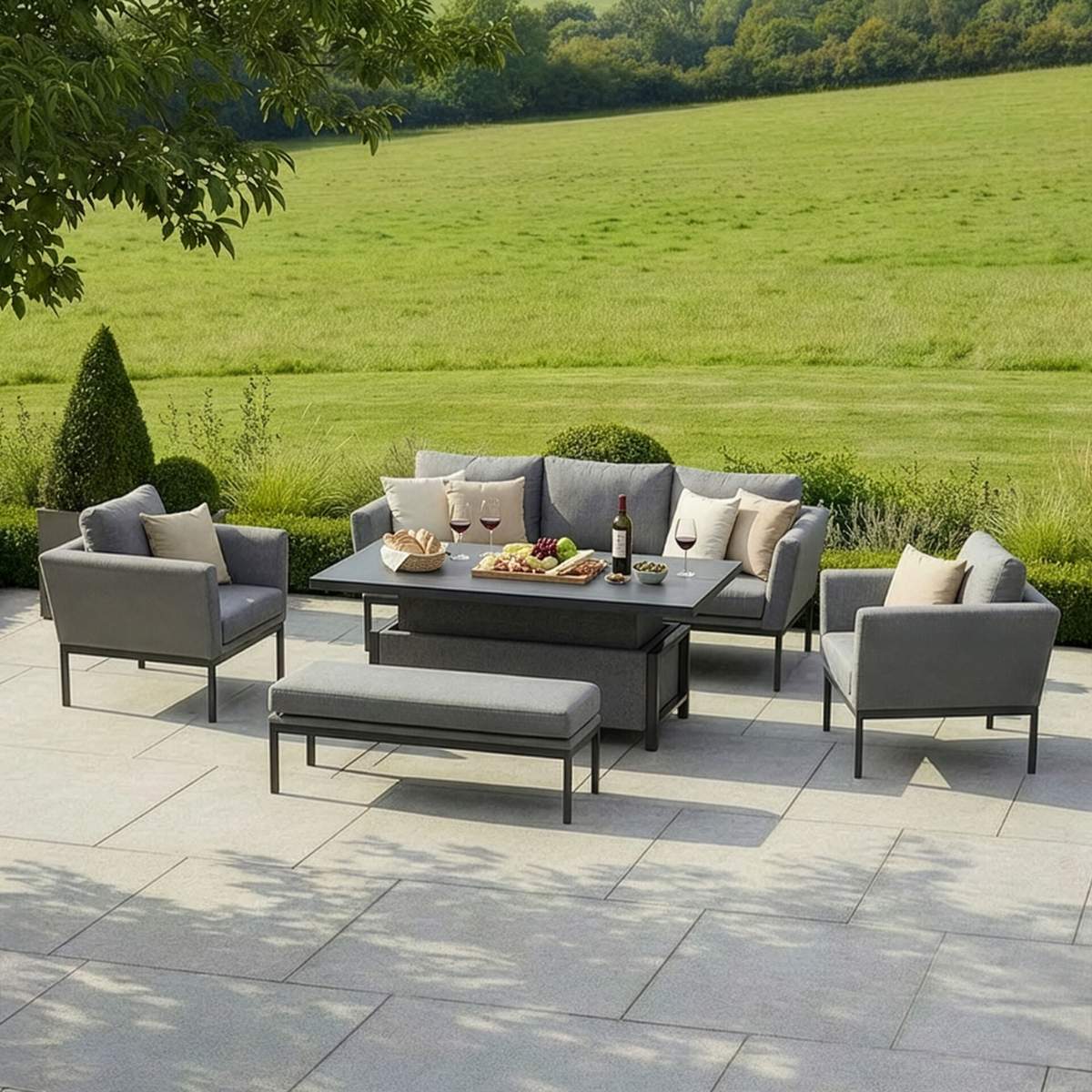 Maze - Outdoor Fabric Pulse 3 Seat Sofa Set - Image 47