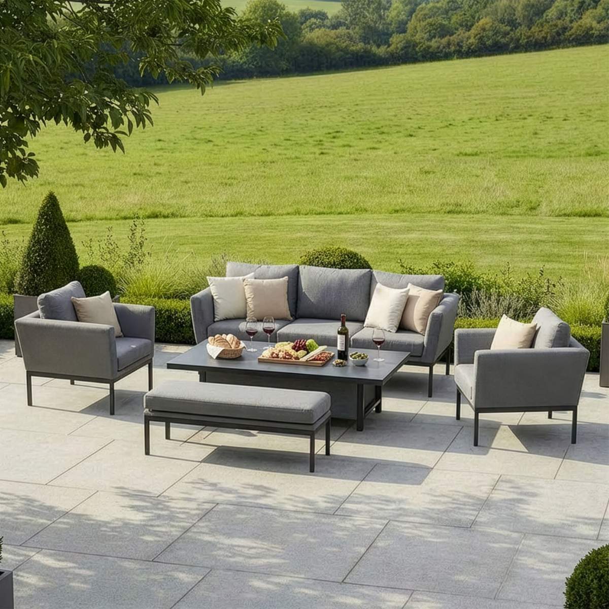 Maze - Outdoor Fabric Pulse 3 Seat Sofa Set - Image 48