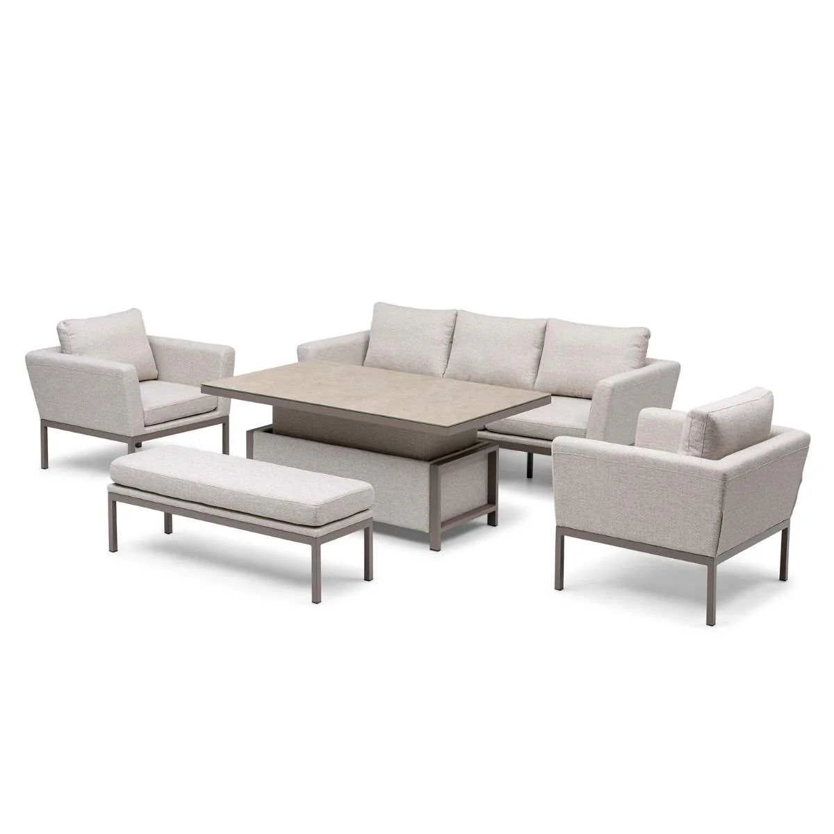 Maze - Outdoor Fabric Pulse 3 Seat Sofa Set - Image 5