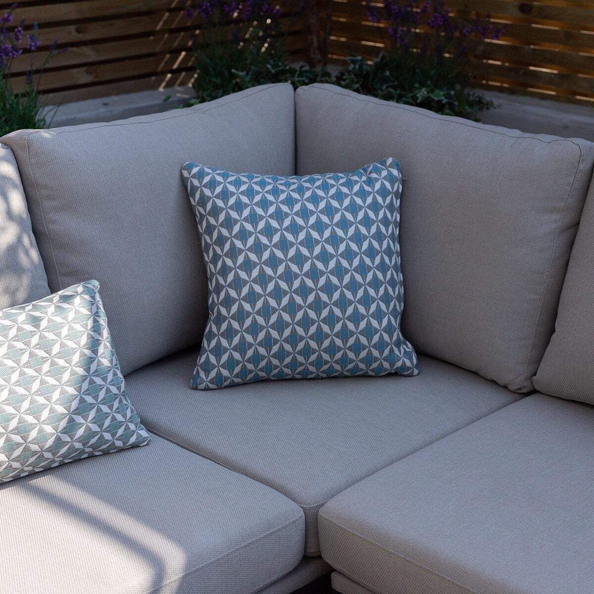 Maze - Outdoor Fabric Pulse Rectangular Corner Dining Set - Image 37