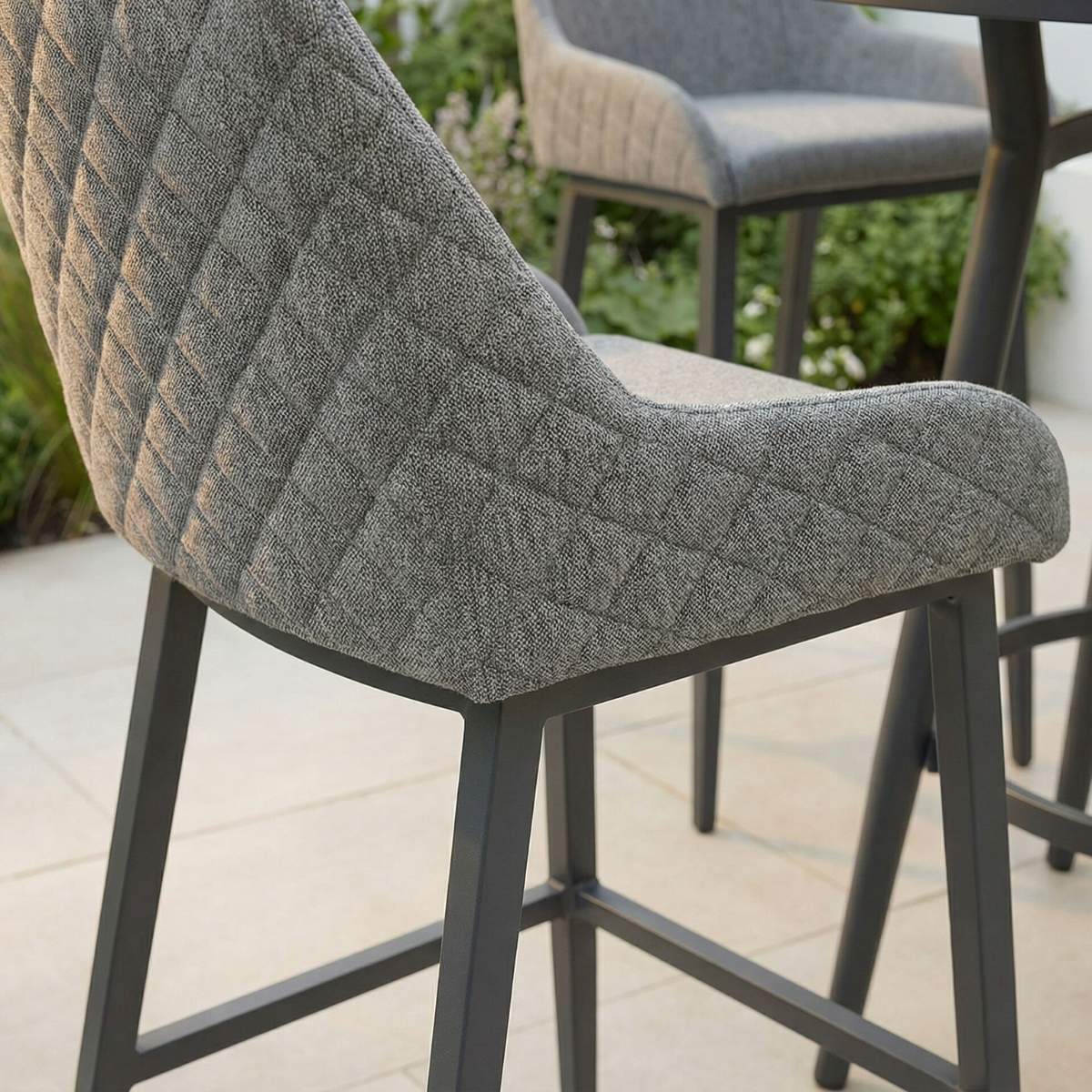 Maze - Outdoor Fabric Regal 4 Seat Round Bar Set - Image 25