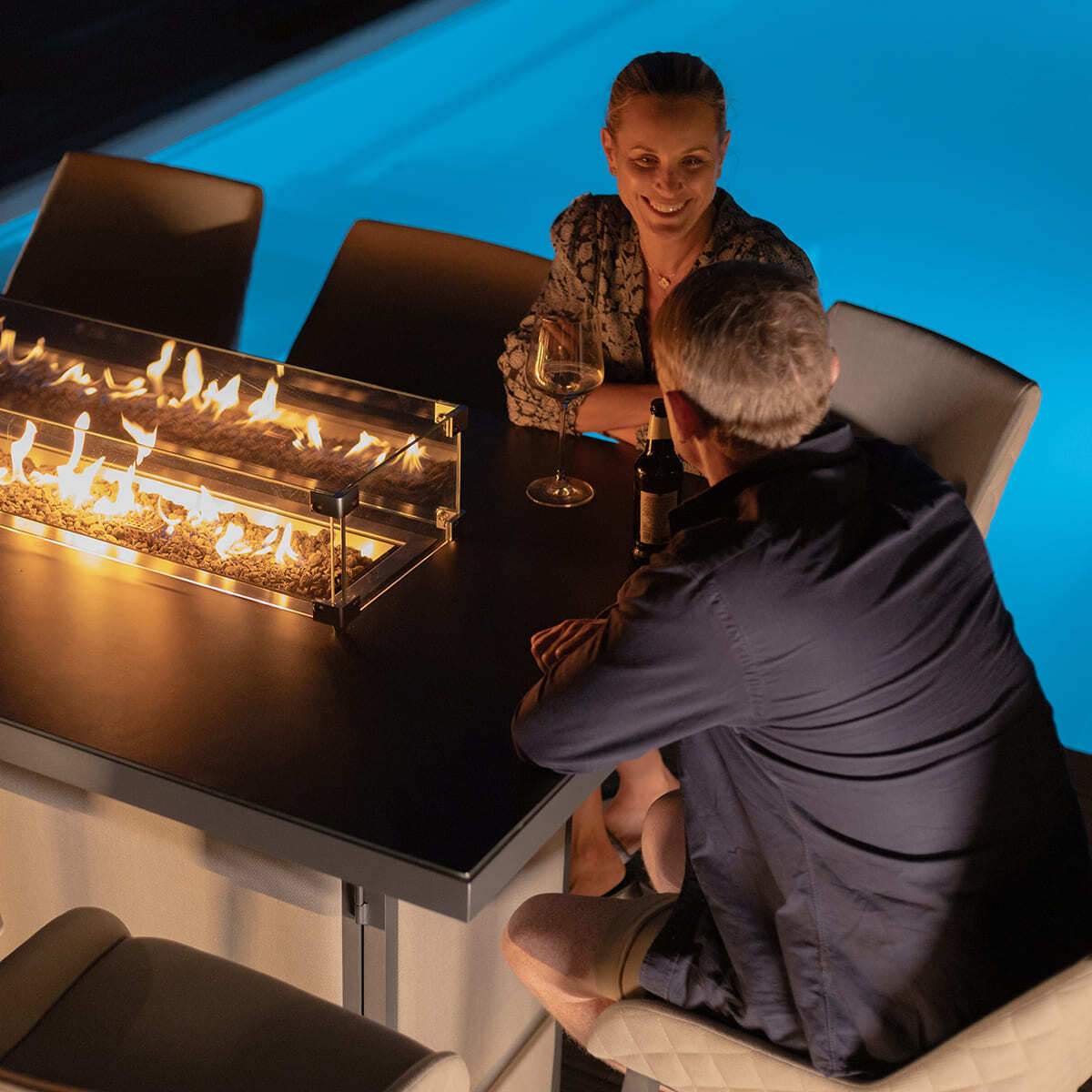 Maze - Outdoor Fabric Regal 8 Seat Rectangular Bar Set - Image 21