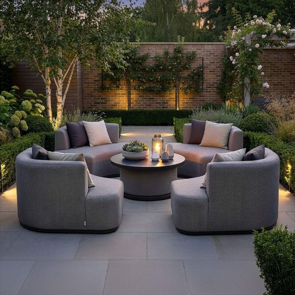 Maze - Outdoor Fabric Snug Lifestyle Suite - Image 34