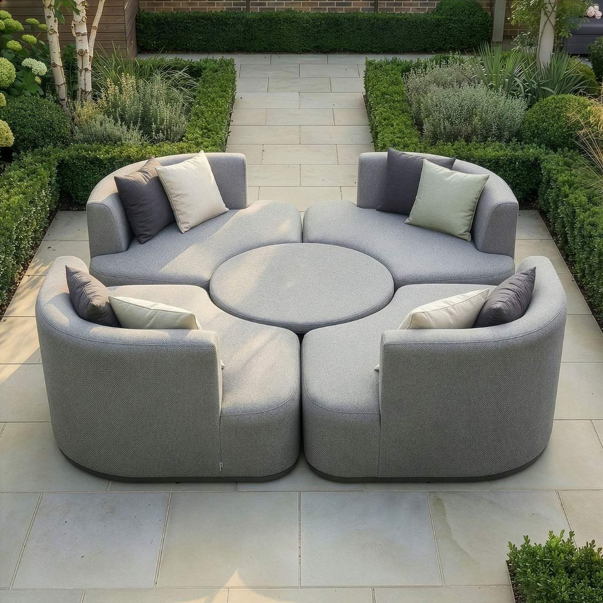 Maze - Outdoor Fabric Snug Lifestyle Suite - Image 35