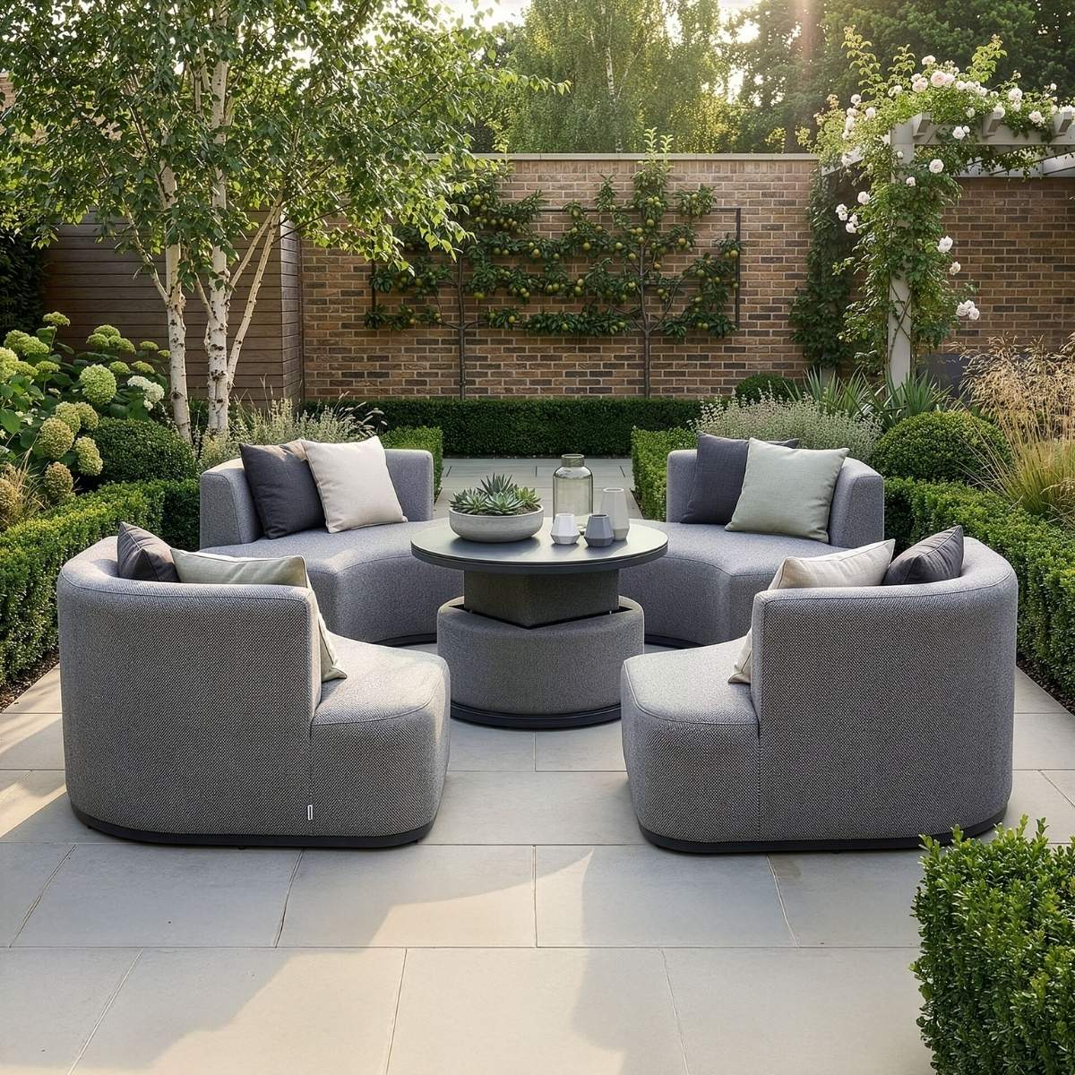 Maze - Outdoor Fabric Snug Lifestyle Suite - Image 36