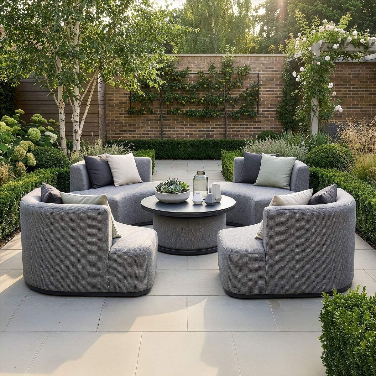 Maze - Outdoor Fabric Snug Lifestyle Suite - Image 37