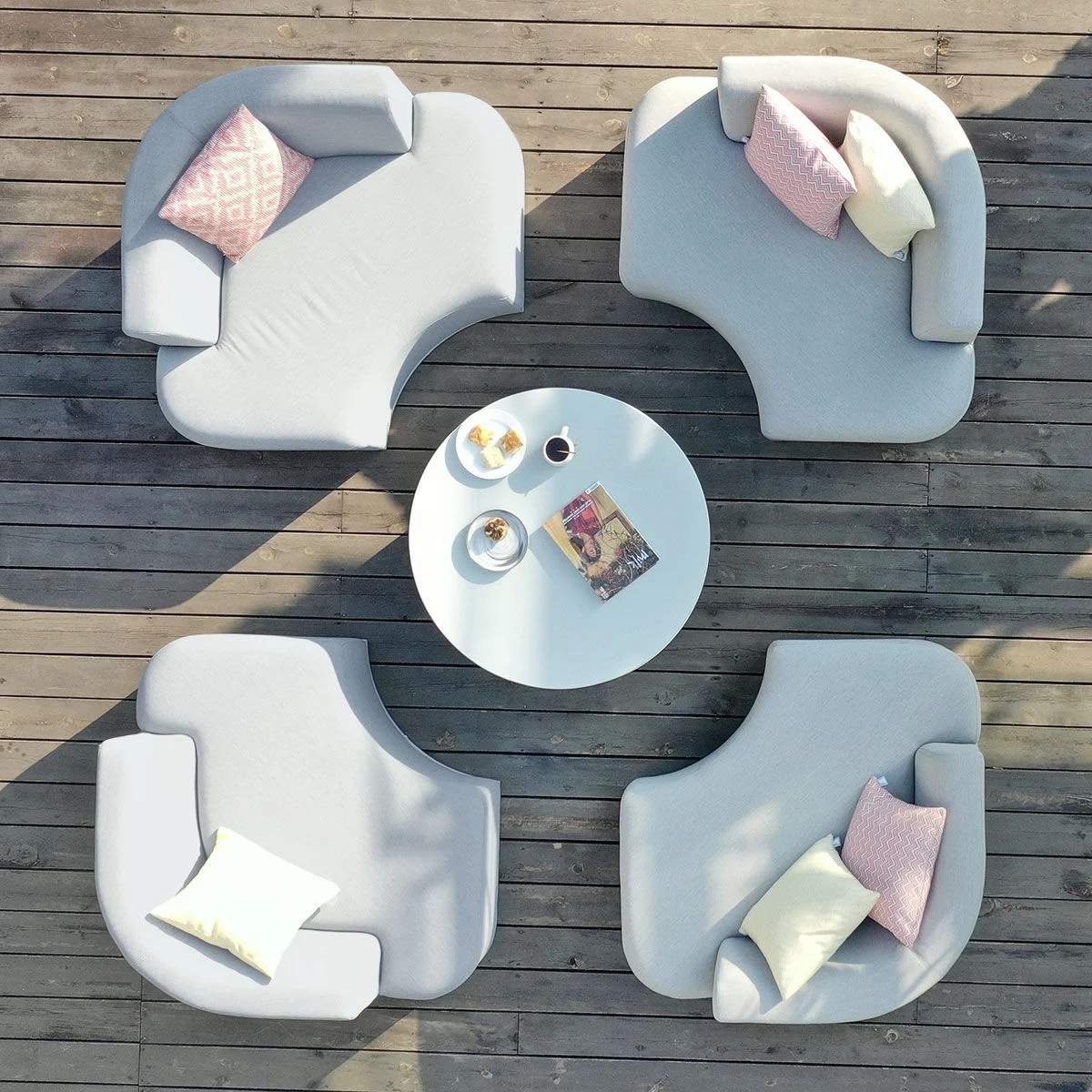 Maze - Outdoor Fabric Snug Lifestyle Suite - Image 4
