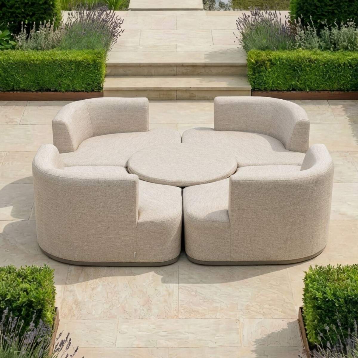 Maze - Outdoor Fabric Snug Lifestyle Suite - Image 42