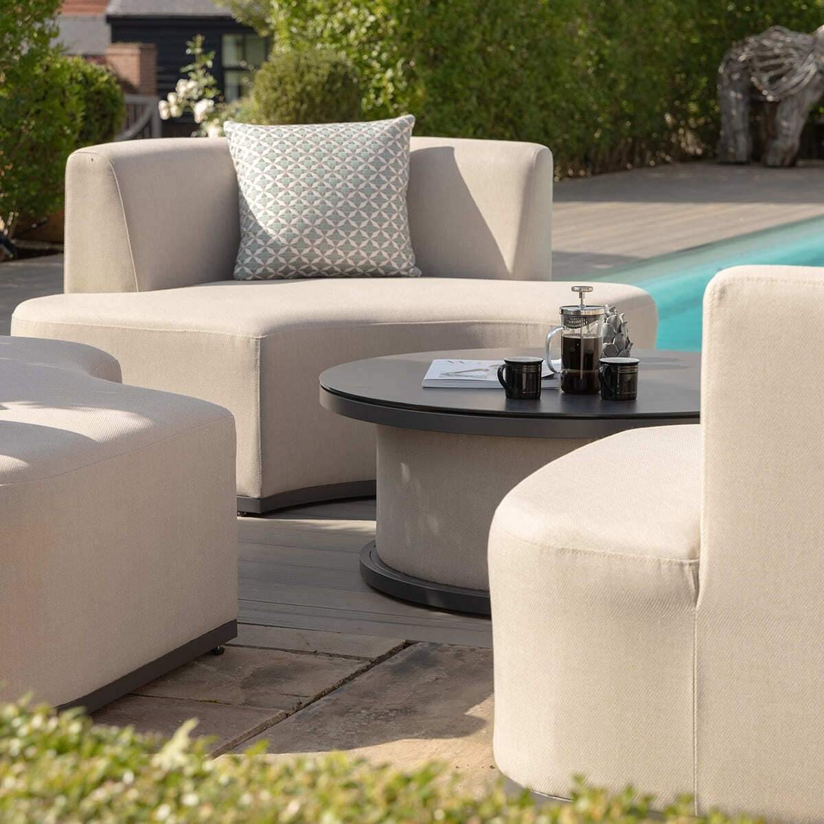 Maze - Outdoor Fabric Snug Lifestyle Suite - Image 49