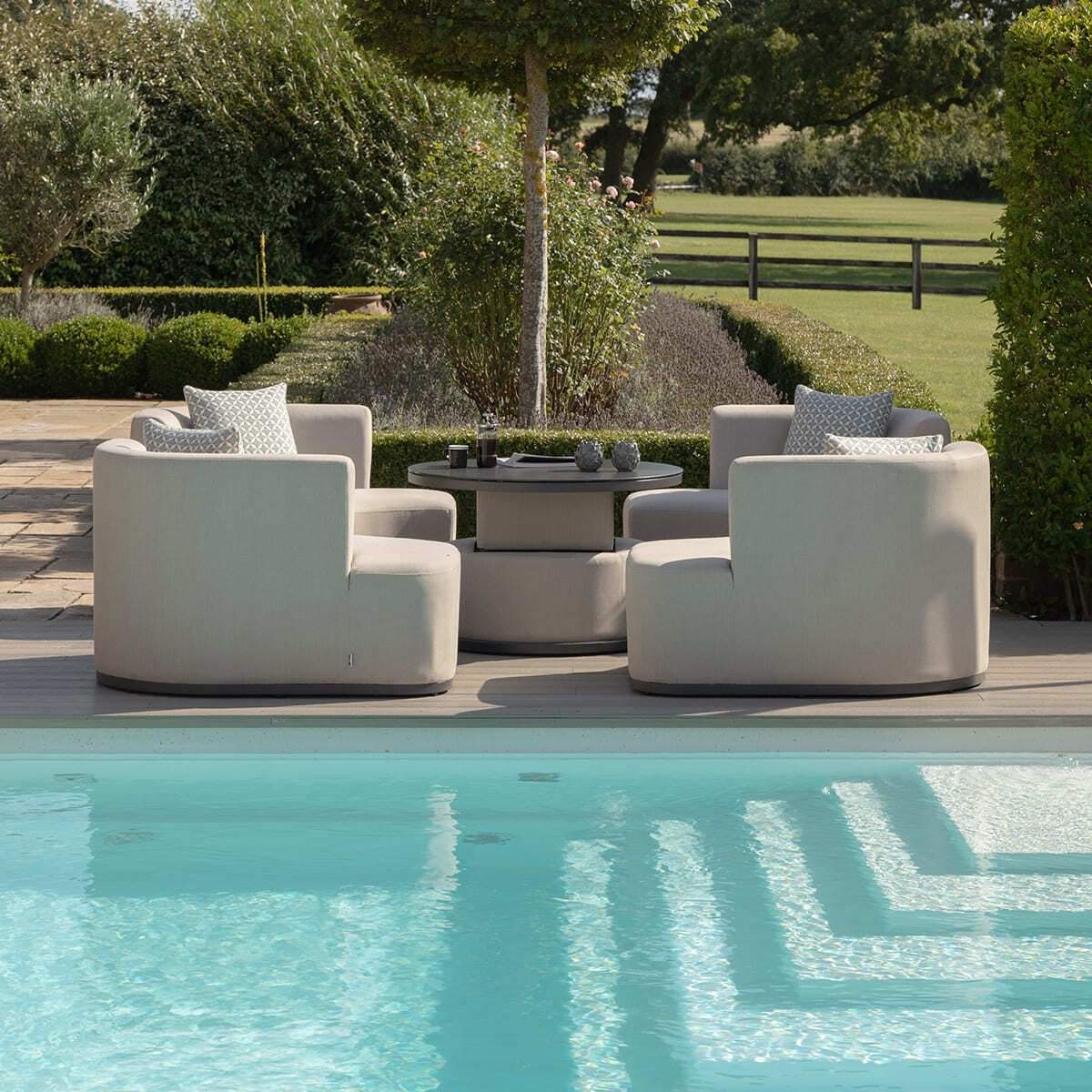 Maze - Outdoor Fabric Snug Lifestyle Suite - Image 53