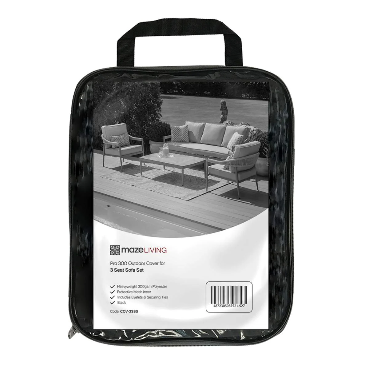 Maze - Pro 300 Outdoor Furniture Cover for 3 Seat Sofa Set