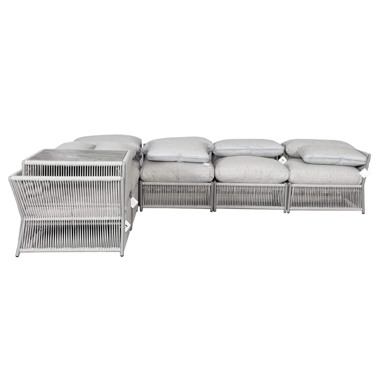 Maze - Pro 300 Outdoor Furniture Cover for Maldives Rope Weave Large Corner Sofa Set - Image 7