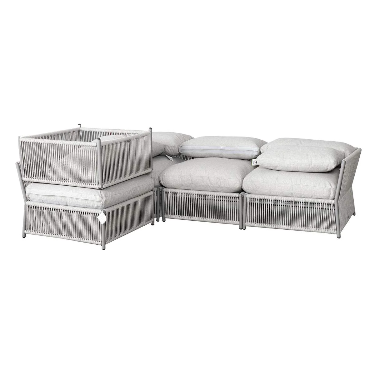 Maze - Pro 300 Outdoor Furniture Cover for Maldives Rope Weave Small Corner Sofa Set - Image 7