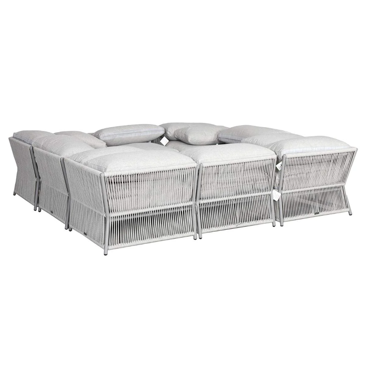 Maze - Pro 300 Outdoor Furniture Cover for Maldives Rope Weave U Shape Sofa Set - Image 6